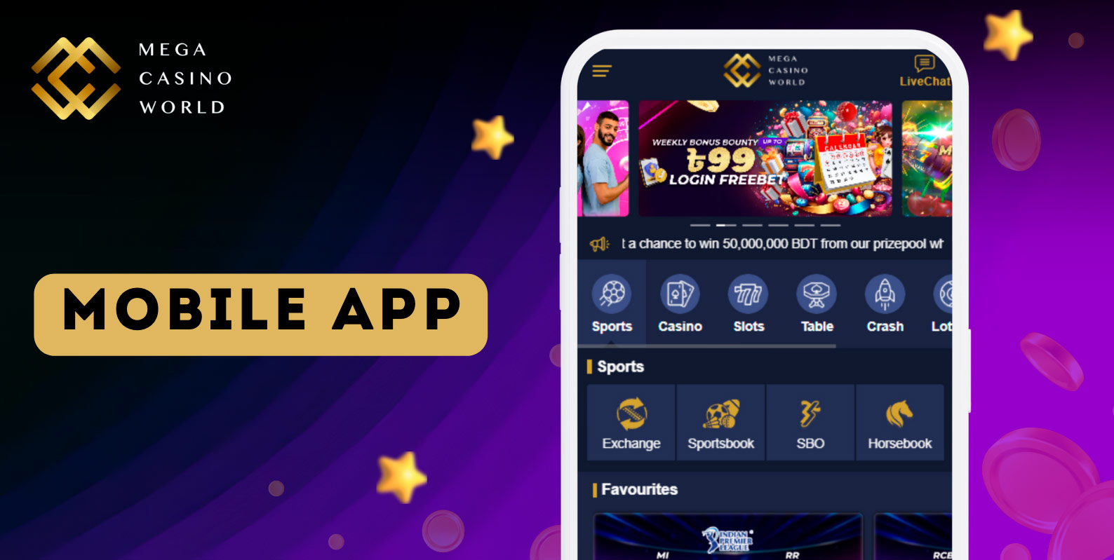 Access the MCW Online Casino Mobile App and Register for a New Account