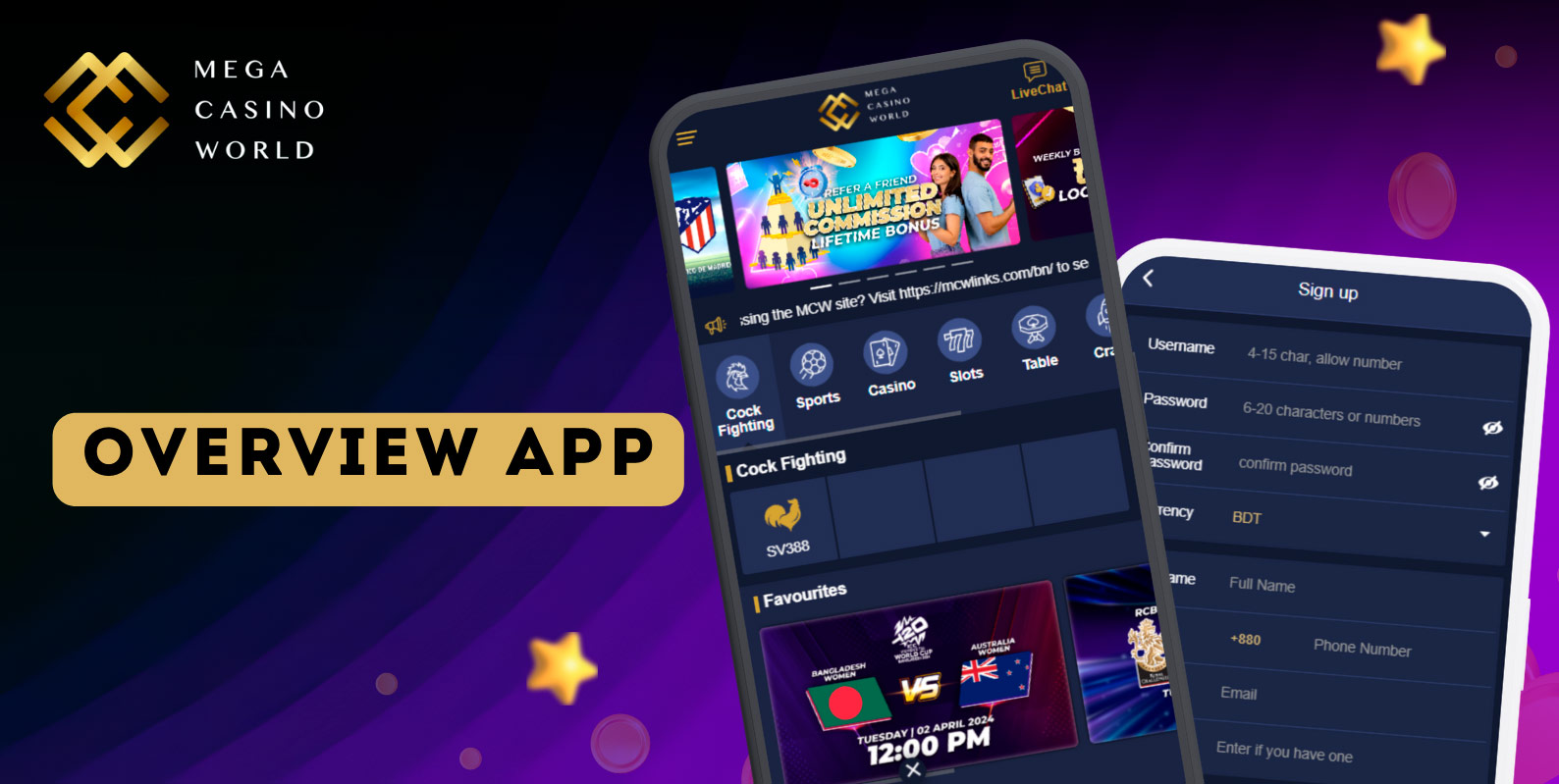 Experience Superior Betting with Mega Casino World Exchange App
