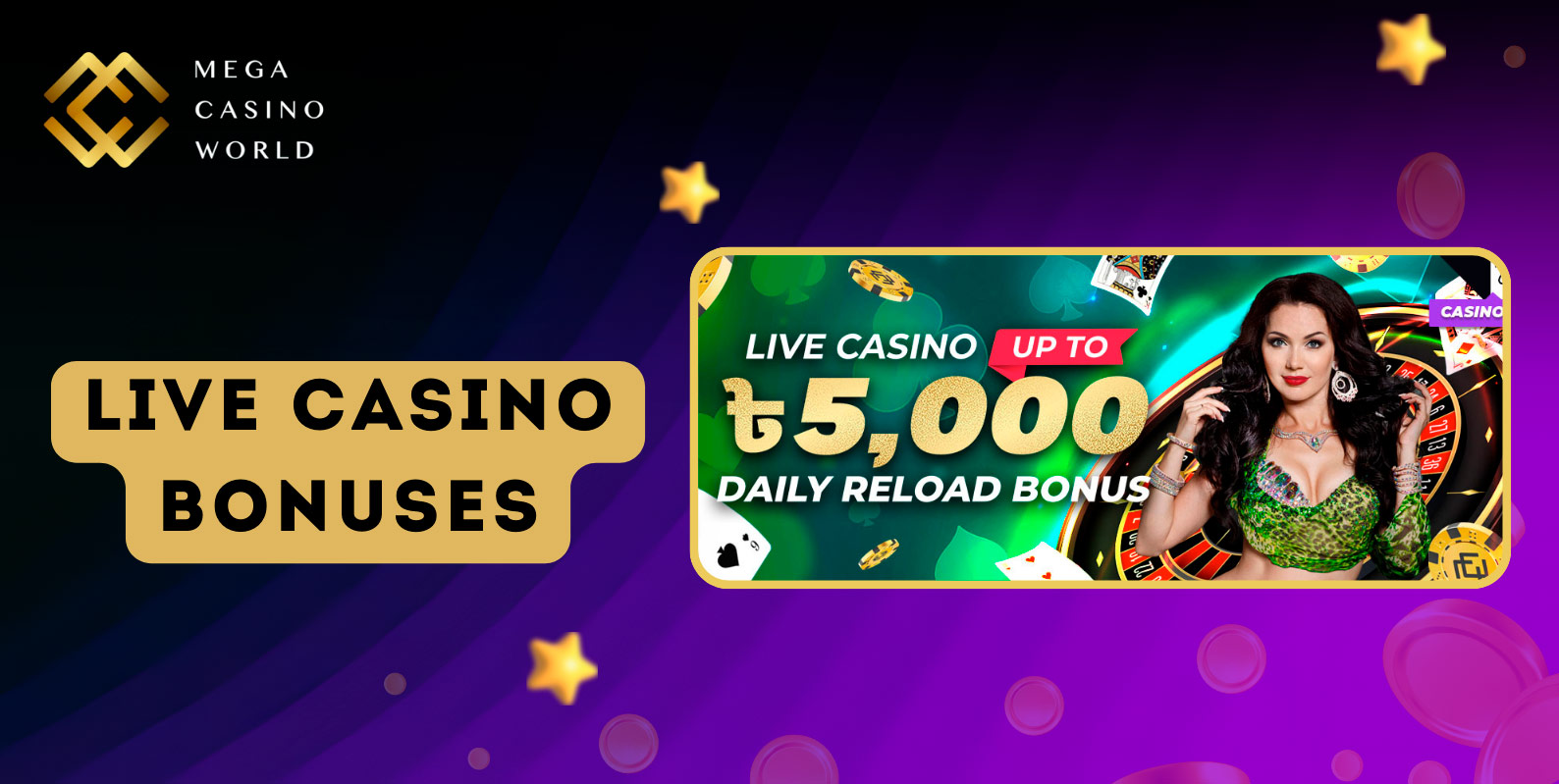 Enjoy MCW's Exclusive Live Casino Bonuses And Promotions